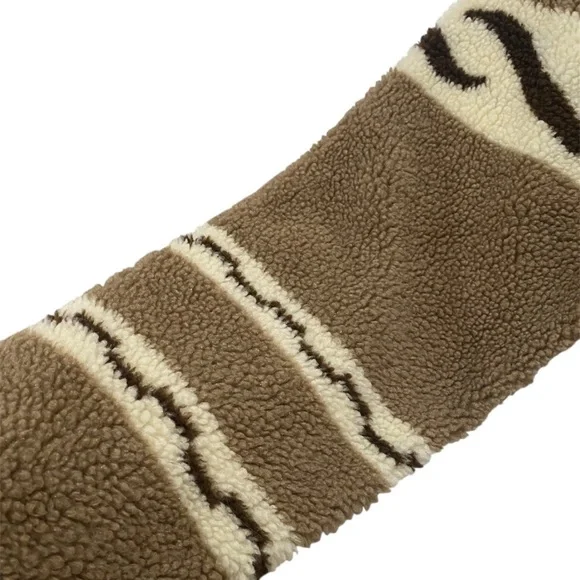 Todd Snyder Brown and Cream patterned quarter zip up fleece - Picture 9 of 12